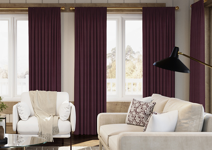 Nova, Damson - Made to Measure Curtains - Image 3